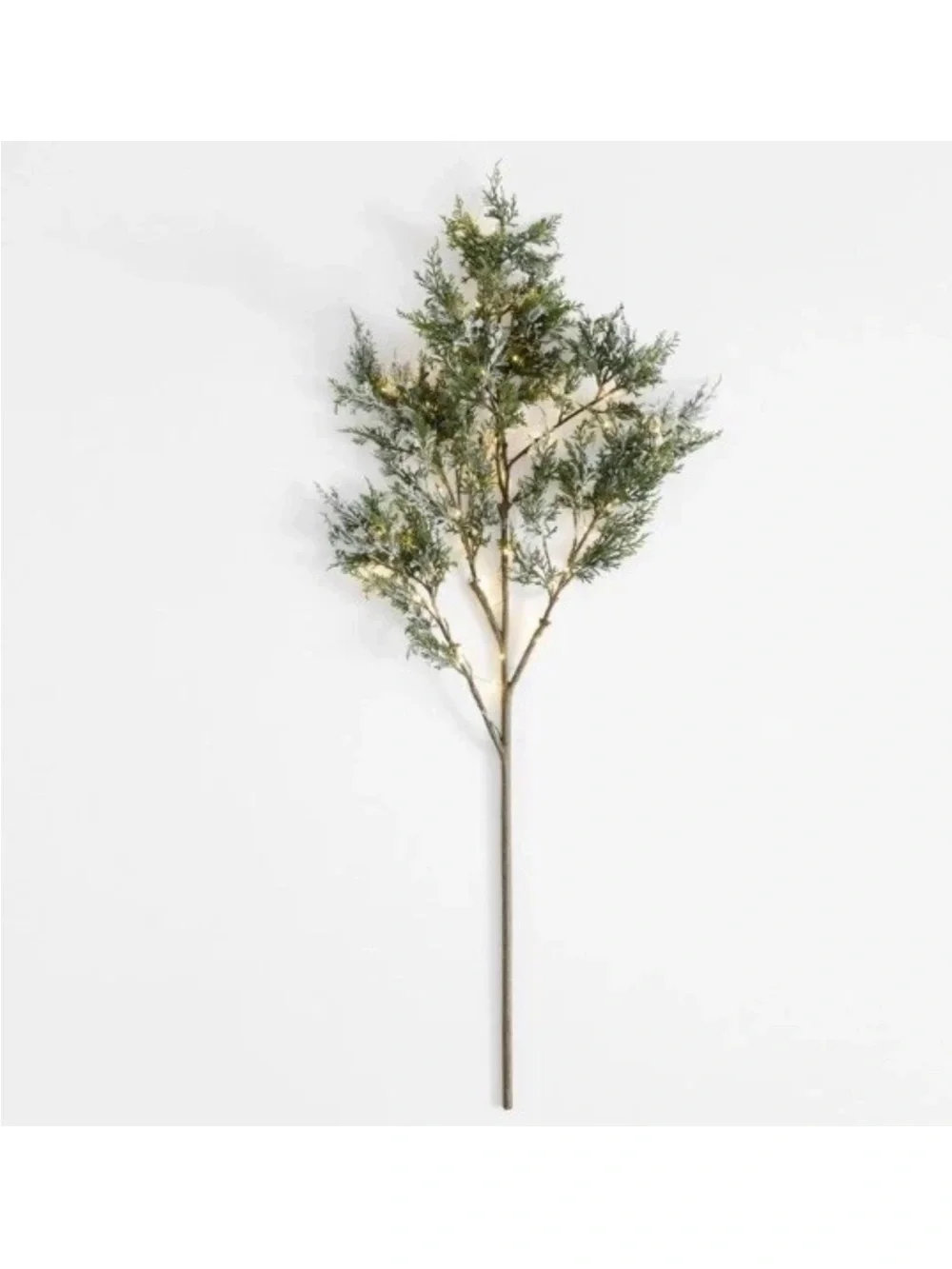 Pottery Barn 4ft Lighted Branch Faux Tree Berry LED Rustic Decor NWT